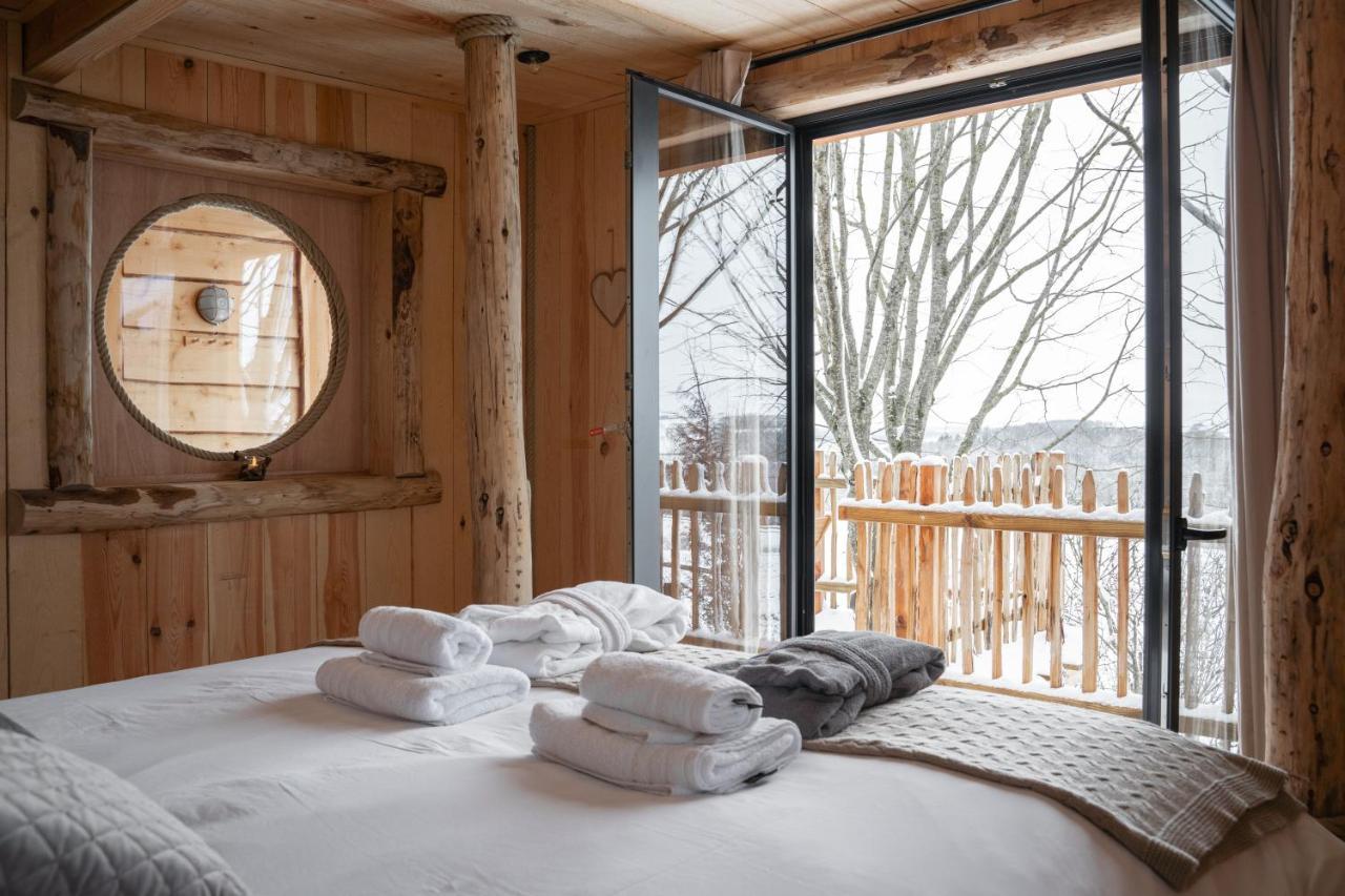 La Cabane Ofuro Villa Celles  Exterior photo