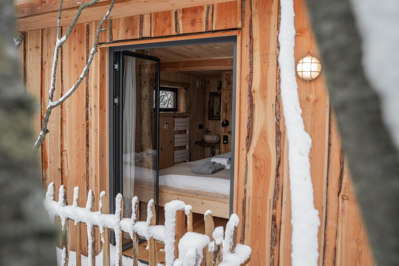 La Cabane Ofuro Villa Celles  Exterior photo